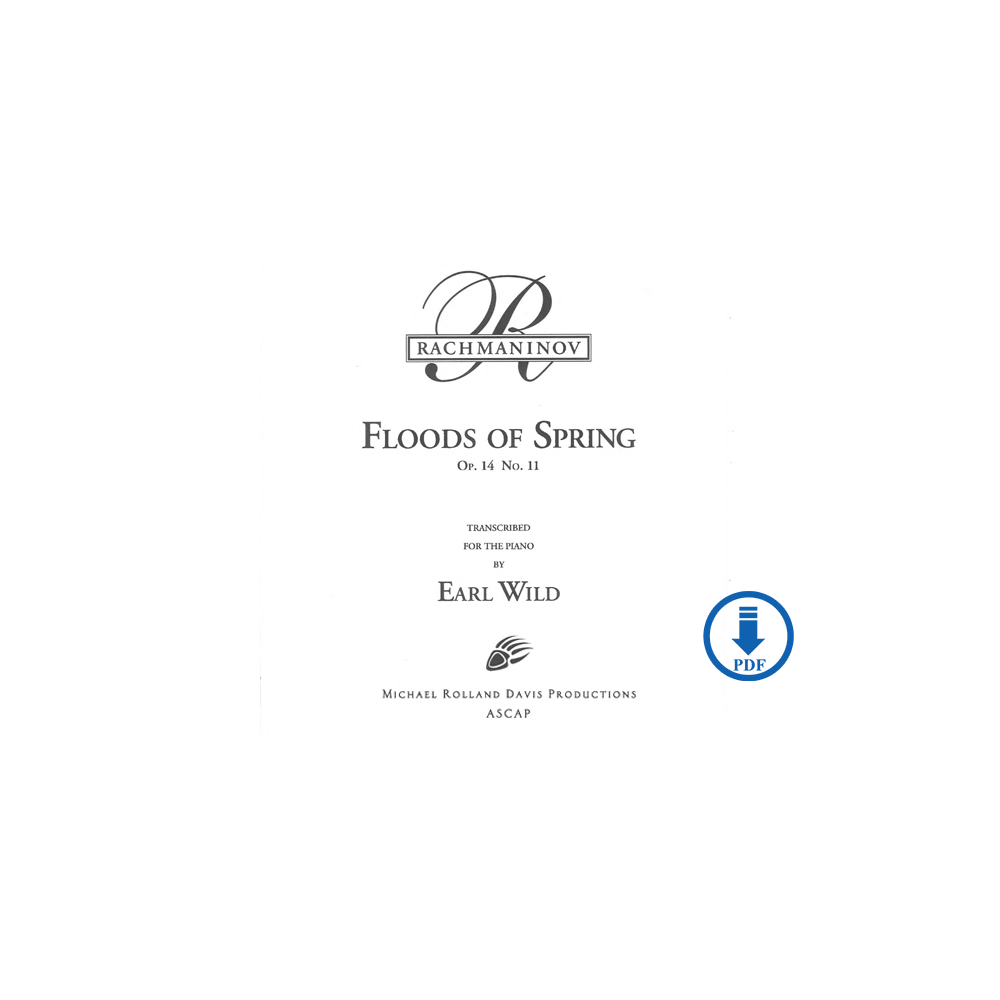 Earl Wild: Floods of Spring, op. 14 no. 11 - PDF