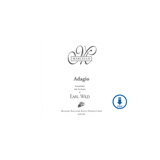 Marcello-Earl Wild: 'Adagio' - PDF