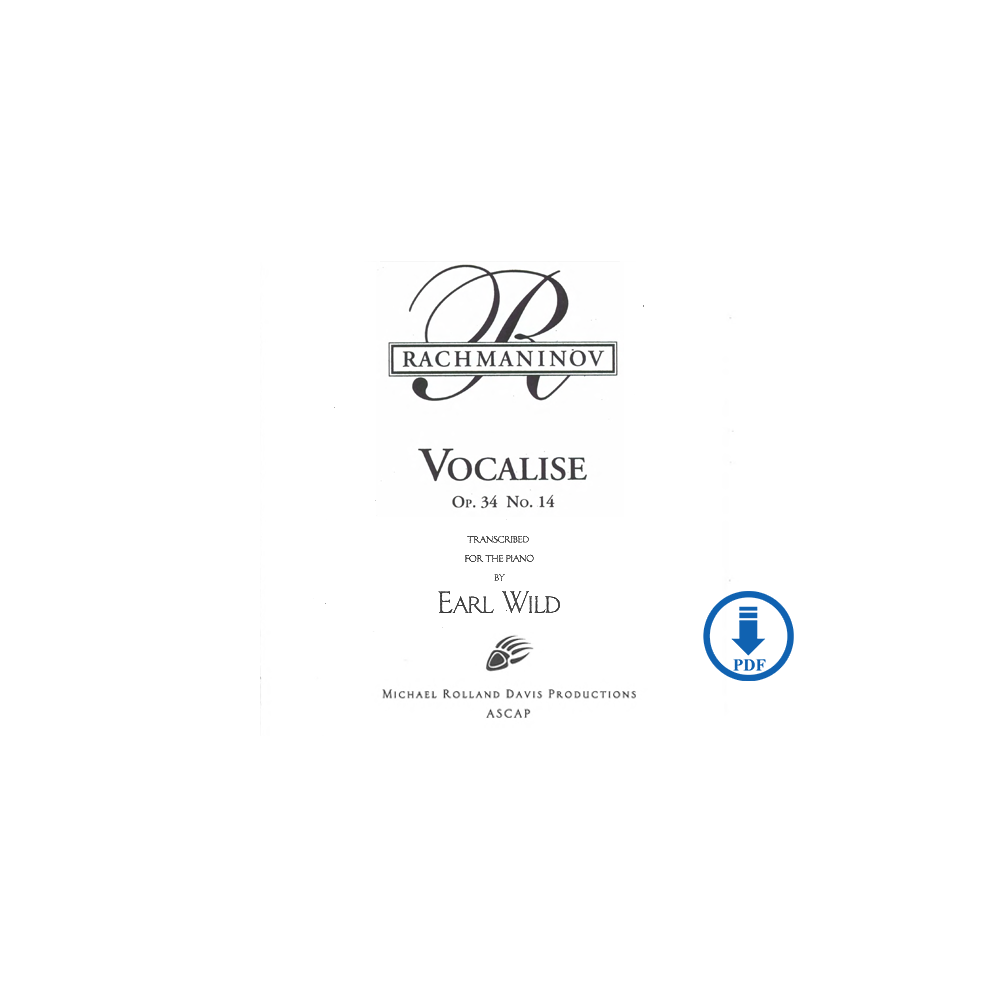 Rachmaninoff-Earl Wild: Vocalise, Op. 34, No. 14 - PDF