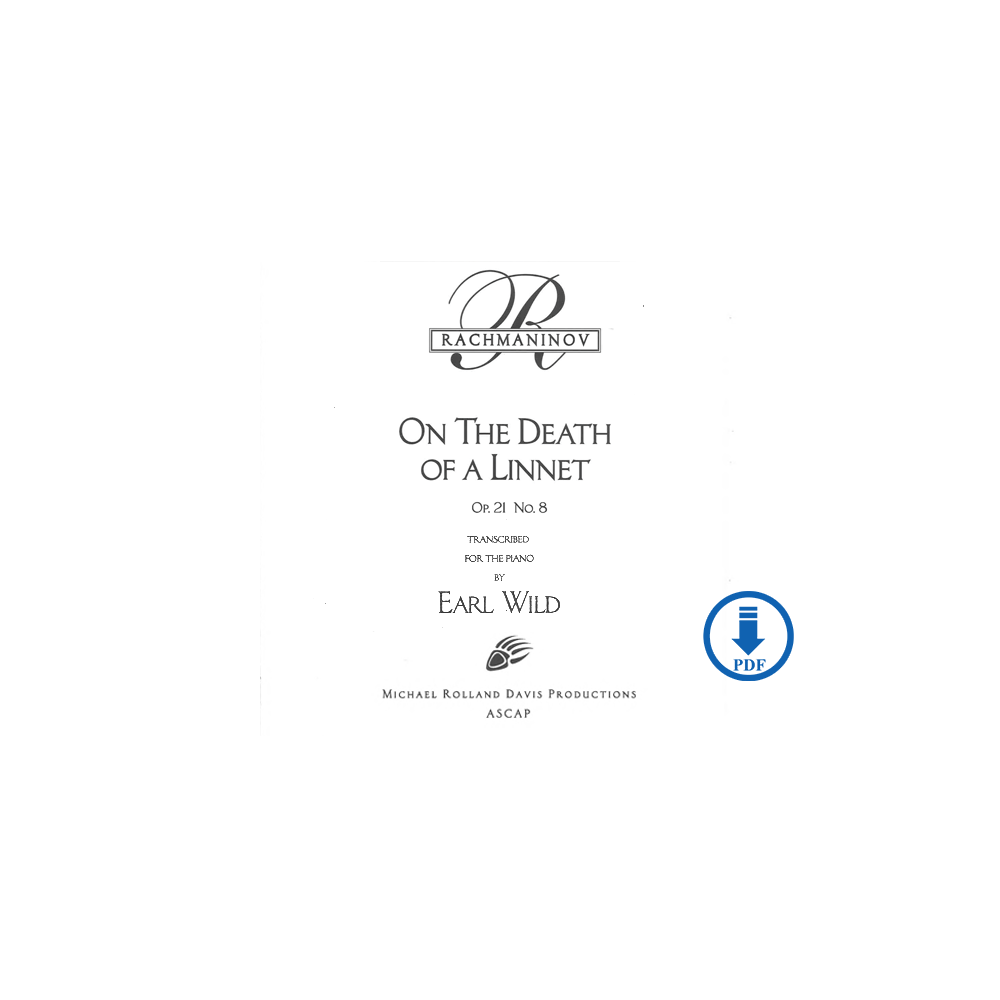 Rachmaninoff-Earl Wild: On the Death of a Linnet, Op. 21, No. 8 - PDF