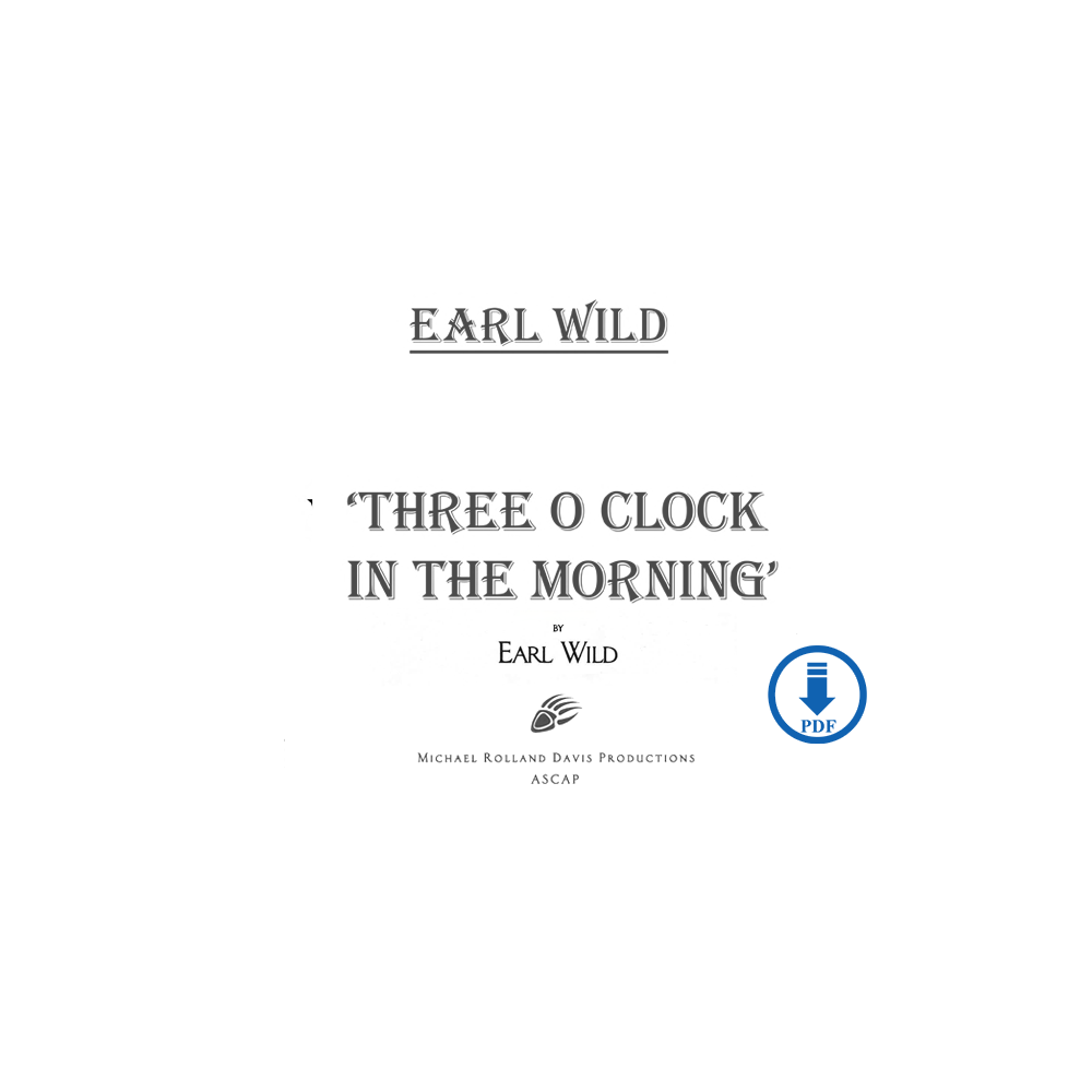 Robledo-Earl Wild: Three O'Clock in the Morning - PDF