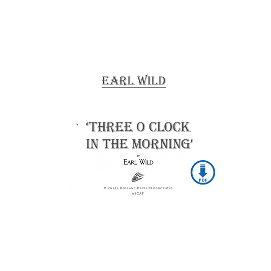 Robledo-Earl Wild: Three O'Clock in the Morning - PDF