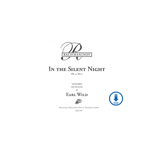 Rachmaninoff-Earl Wild: In the Silent Night, Op. 4, No. 3 - PDF