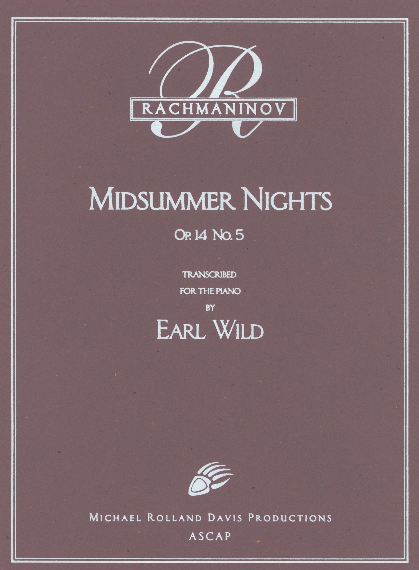 Rachmaninoff-Earl Wild: Midsummer Nights, Op. 14, No. 5