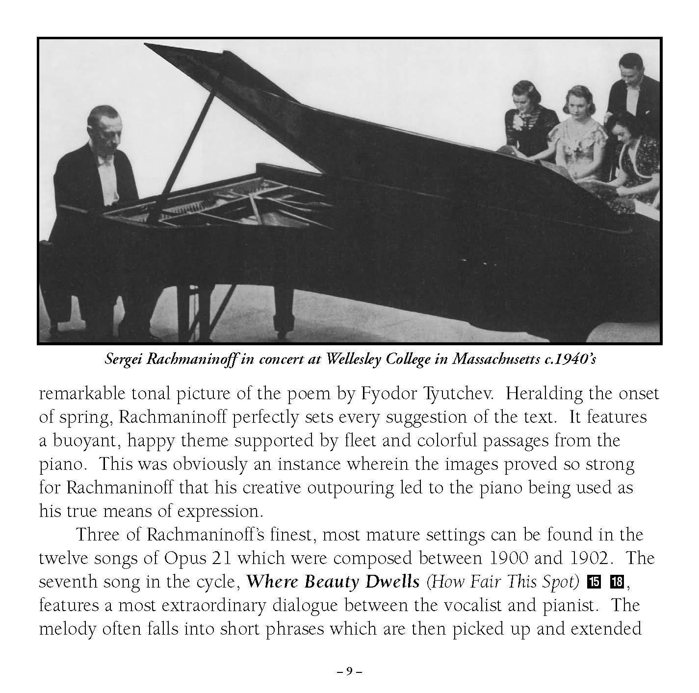 Earl Wild's Legendary Rachmaninoff Song Transcriptions