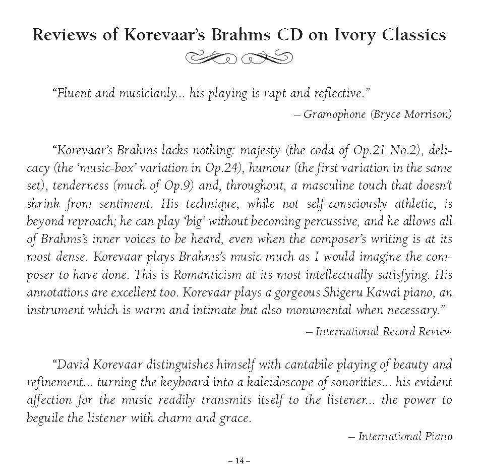 David Korevaar: Beethoven Piano Sonatas Opp. 101, 31/1 & 111